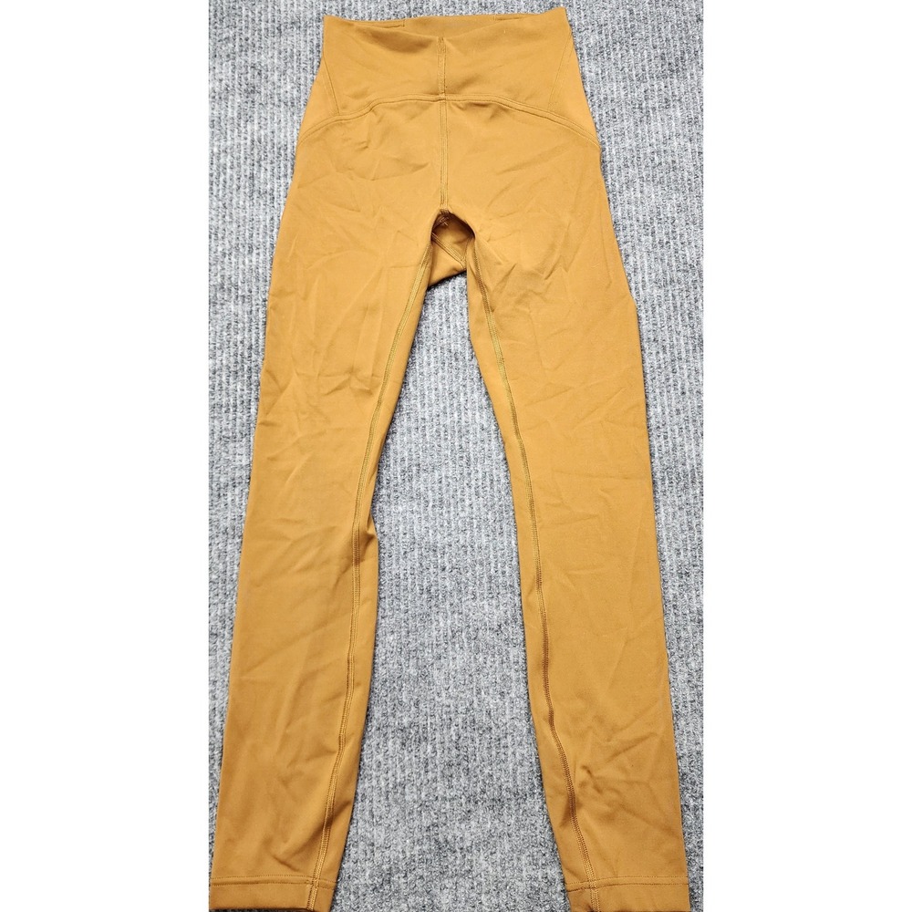 Lululemon Instill High-Rise Tight 25 Mustard Copper Yoga Leggings Size 2 LW5DJTS - Picture 2 of 10